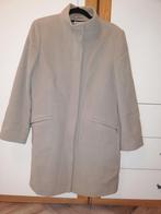 Beige flanel jas. Mt medium, Gedragen, Beige, Maat 38/40 (M), Ophalen of Verzenden