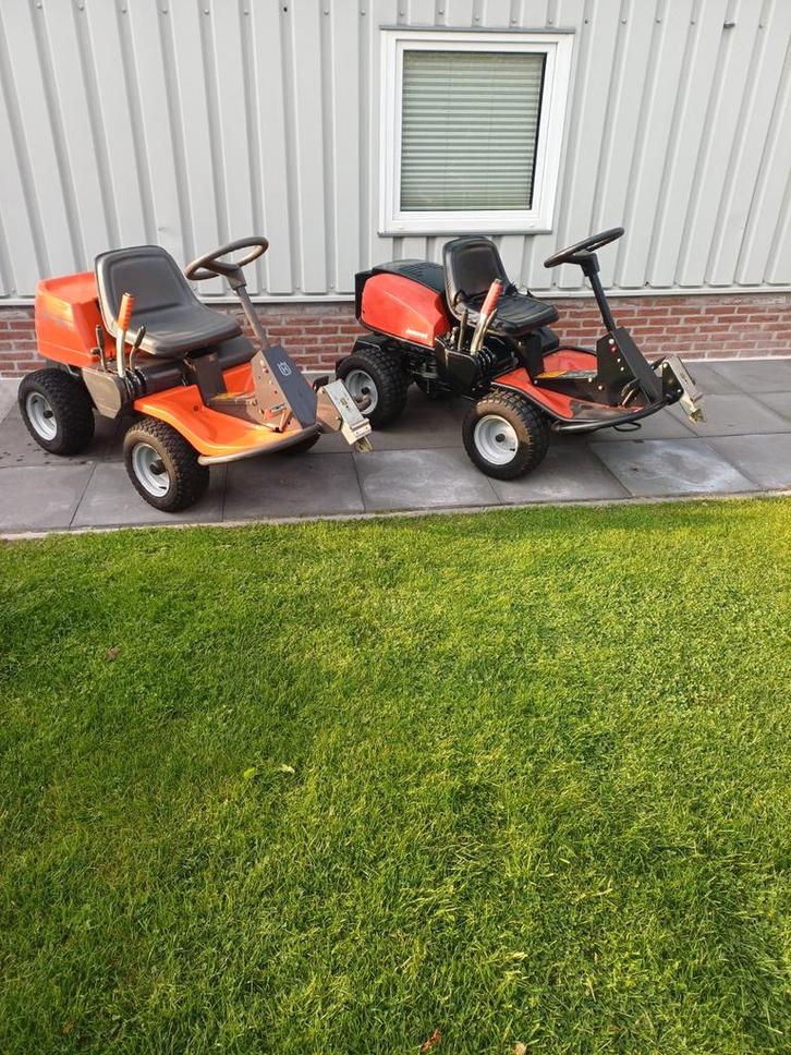 2x Rider 11c Husqvarna & Jonsered (excl dek), Tuin en Terras, Grasmaaiers, Gebruikt, 50 cm of meer, Ophalen of Verzenden