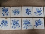 antieke wandtegels bloemen vogels /insecten, Ophalen