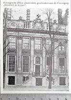 Amsterdam 1969, Herengracht 476, gift aan Ver. H. de Keyser, Verzamelen, Verzenden, 1960 tot 1980, Gebruikt, Gebouw