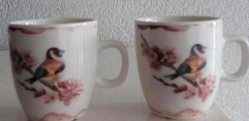 Twee senseokopjes met Putter opdruk, Huis en Inrichting, Keuken | Servies, Zo goed als nieuw, Kop(pen) en/of Schotel(s), Overige stijlen