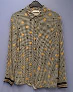 Anna van Toor blouse pied de poule + gele sterren 40 50661