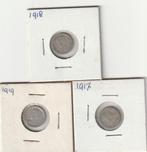 Nederland 10 cent 1917-1918-1919, Zilver, Koningin Wilhelmina, 10 cent, Losse munt