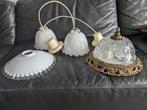 melkglas lampen, Huis en Inrichting, Lampen | Hanglampen, Ophalen of Verzenden, Glas, Minder dan 50 cm