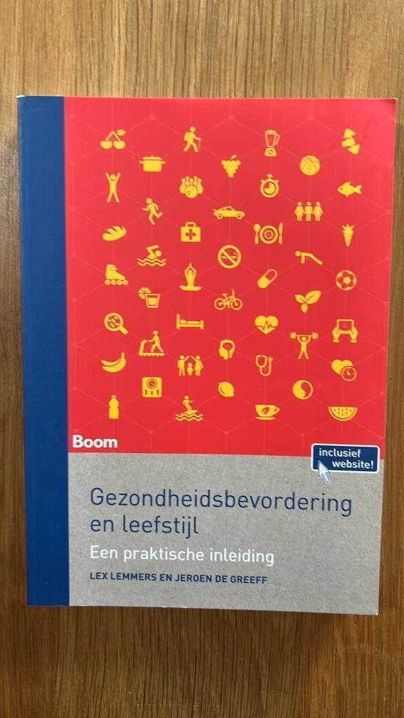 Gezondheidsbevordering en leefstijl, 1e druk, Boeken, Studieboeken en Cursussen, Zo goed als nieuw, HBO, Beta, Ophalen of Verzenden