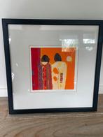 Zeefdruk Marjolein van Ginkel - 43 cm x 43cm, Antiek en Kunst, Ophalen