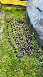 Antieke scheepsketting lengte 130 cm, Antiek en Kunst, Curiosa en Brocante, Ophalen
