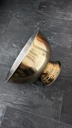 Gouden schaal, Huis en Inrichting, Woonaccessoires | Schalen en Manden, Ophalen, Zo goed als nieuw, Rond, Overige materialen