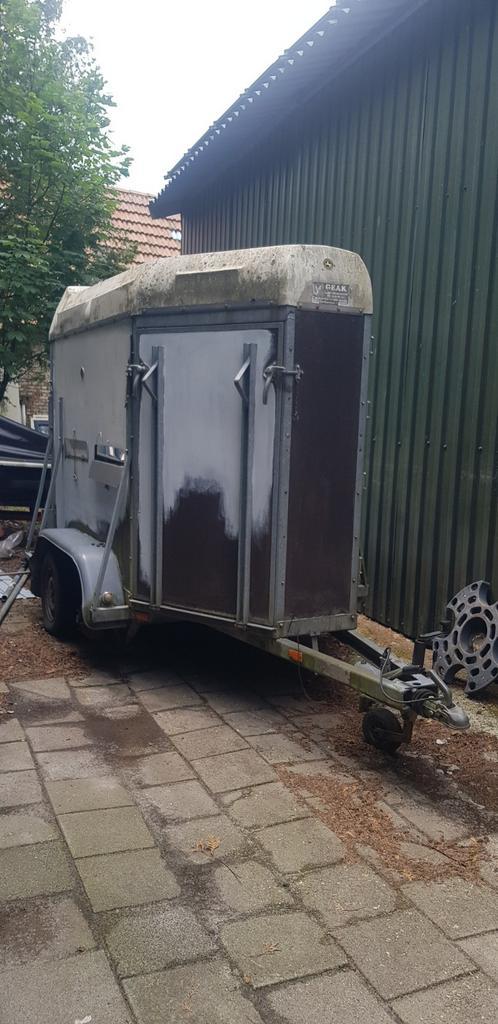 Henra TK21 vee/paardentrailer, Dieren en Toebehoren, Paarden en Pony's | Trailers en Aanhangwagens, Gebruikt, Hout, Ophalen