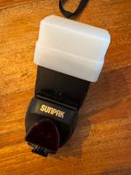 Sunpak PZ40X Flitser - Kantelbaar, Ophalen of Verzenden, Gebruikt, Overige merken, Kantelbaar