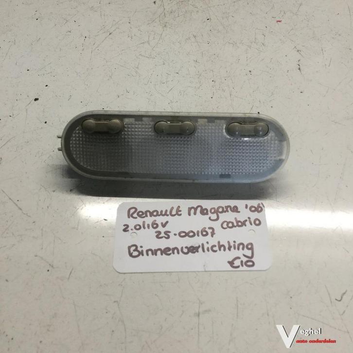 Renault Megane Cabrio 2.0 16v 2006 2500167  Binnenverlichtin, Auto-onderdelen, Dashboard en Schakelaars, Gebruikt, Ophalen of Verzenden