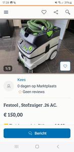 Festool stofzuiger 26ac, Ophalen of Verzenden