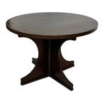 Vintage ronde eettafel jaren 70 space age design, Gebruikt, Vintage, Vintage eettafel, Overige houtsoorten