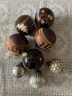 Kerstballen landelijk interieur stoer sober wonen, Ophalen of Verzenden, Zo goed als nieuw