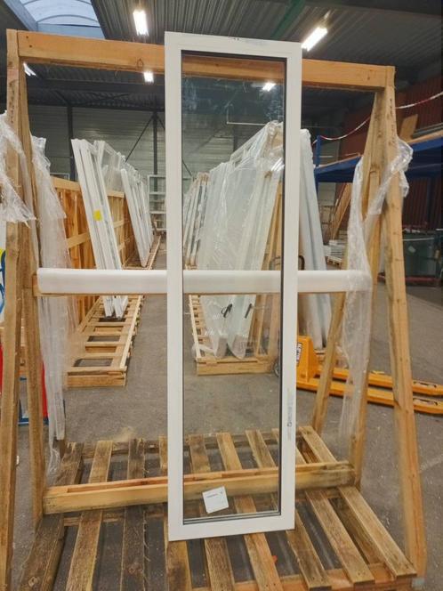 Aluminium Vast kozijn  b57,5 x h214 cm Wit  -2095-, Doe-het-zelf en Verbouw, Kozijnen en Schuifpuien, Zo goed als nieuw, Raamkozijn
