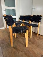 6 prachtige Artek 611 stoelen van Alvar Aalto, Huis en Inrichting, Hout, Gebruikt, Design, Ophalen of Verzenden