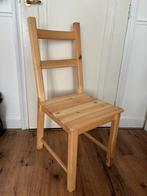 Houten stoelen (ikea - ivar), Huis en Inrichting, Stoelen, Twee, Bruin, Zo goed als nieuw, Hout