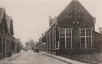 OVEZANDE Schoolstraat met Auto's, Verzenden, 1920 tot 1940, Ongelopen, Zuid-Holland
