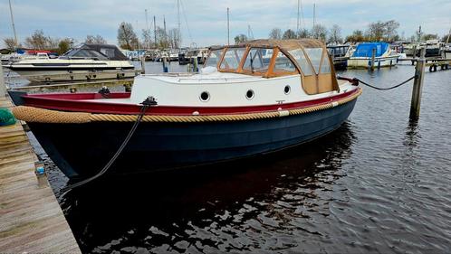 Overnaadse spitsgat vlet  9.15 m Valent 28, Watersport en Boten, Sloepen, Gebruikt, 30 tot 50 pk, 6 meter of meer, Binnenboordmotor