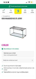 Kooi glas, Dieren en Toebehoren, Ophalen of Verzenden, Zo goed als nieuw, Kooi, Minder dan 60 cm