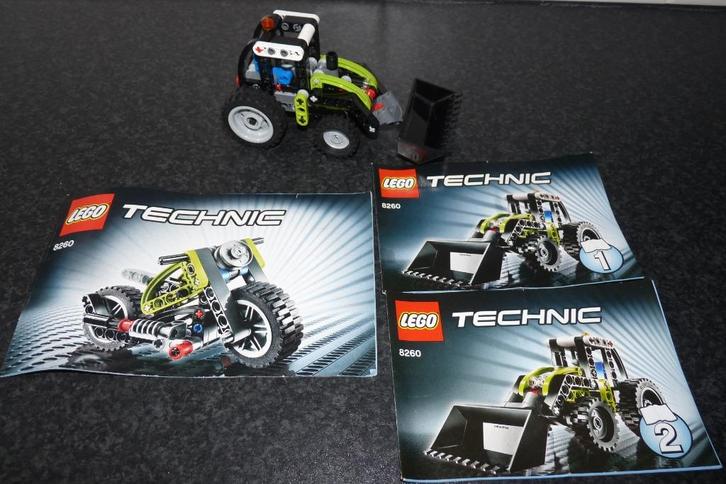 z.g.a.n Lego 8260 Technic Tractor 2 in 1, Kinderen en Baby's, Speelgoed | Duplo en Lego, Zo goed als nieuw, Lego, Complete set