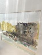 Schilderij Srihadi Soedarsono - Amsterdam Aquarel 1972, Antiek en Kunst, Kunst | Tekeningen en Foto's, Ophalen