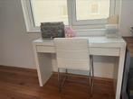 Malm Toilettafel incl. stoel en fohnhouder, Ophalen, 100 tot 150 cm, Zo goed als nieuw, Minder dan 100 cm