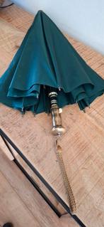 Vintage groene automatic  paraplu jaren 50, Ophalen of Verzenden