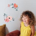 Muursticker Sticker Bloemen Krans Jill MIMI'Lou, Nieuw, Ophalen of Verzenden, Wanddecoratie