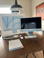 Apple imac 24 20218gb/256GB 8core GPU Blauw, Computers en Software, Apple Desktops, Ophalen, Zo goed als nieuw, IMac