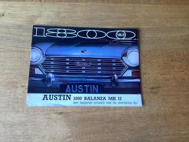 Austin 1800 Balanza MK II Brochure, Boeken, Auto's | Folders en Tijdschriften, Zo goed als nieuw, Ophalen of Verzenden
