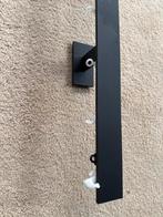 Interstill gordijnrail wave 460cm - In te korten, Ophalen, Zwart, Nieuw, 200 cm of meer