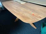 Deens Ovale Acacia Houten Eettafel matrix 240x100 - B Keuze, Ophalen, 100 tot 150 cm, Vijf personen of meer, Ovaal