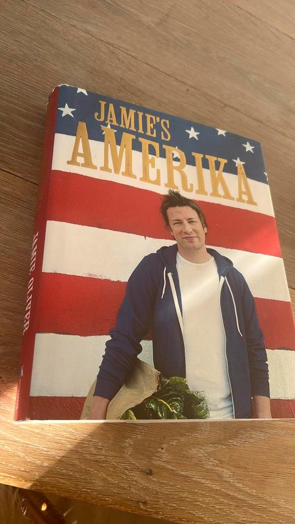 Jamie Oliver's Amerika Kookboek - Zeer Goede Staat!, Boeken, Kookboeken, Zo goed als nieuw, Voorgerechten en Soepen, Overige gebieden