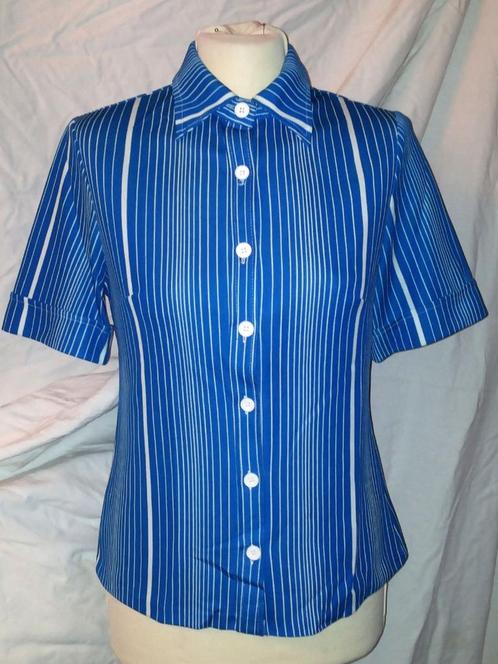 Nieuw Vintage Blouse maat M MOD jaren 60/70   New Old Stock, Kleding | Dames, Blouses en Tunieken, Nieuw, Maat 38/40 (M), Blauw