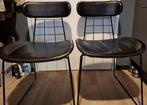 Twee Zwarte stoelen (Blom interieurs), Huis en Inrichting, Stoelen, Ophalen, Gebruikt, Twee, Zwart
