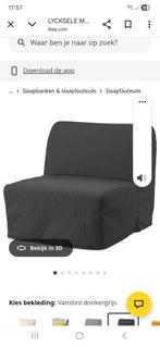 Ikea slaapfauteuil lycksele, Huis en Inrichting, Ophalen, Zo goed als nieuw, Eenpersoons