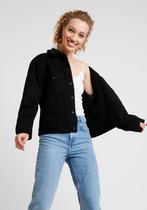 Levi's Jas M (Sherpa Trucker Spijker), Maat 38/40 (M), Zwart, Ophalen of Verzenden, Zo goed als nieuw
