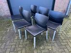 6x Leolux Myto eetkamerstoelen, Ophalen, Gebruikt, Zwart, Leolux