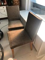 4 nagenoeg nieuwe bruine stoelen, Huis en Inrichting, Stoelen, Ophalen of Verzenden, Wit, Zo goed als nieuw