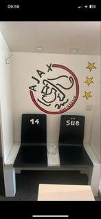 Ajax Dugout Stoelen - Handgemaakt, Ophalen, Twee, Wit, Zo goed als nieuw