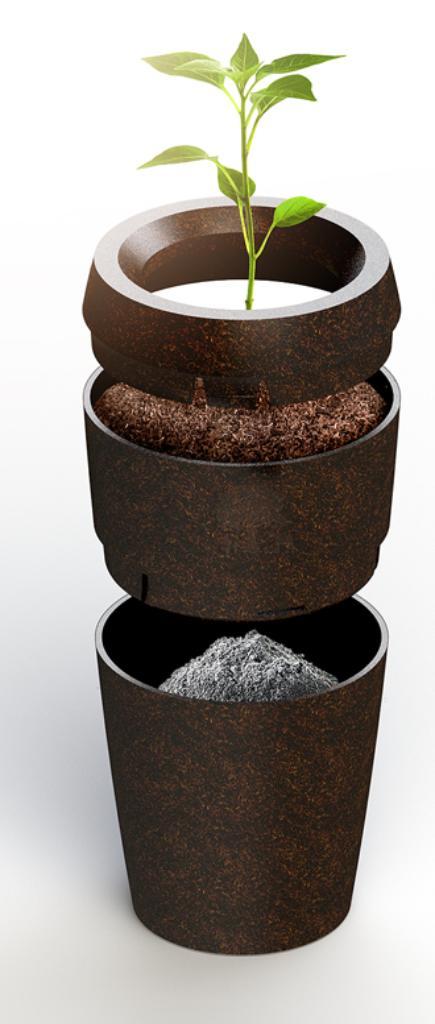 Evertree urn, Tuin en Terras, Overige Tuin en Terras, Zo goed als nieuw, Ophalen of Verzenden