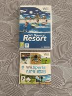 Zgan wii game resort en wii sport., Spelcomputers en Games, Games | Nintendo Wii, Ophalen of Verzenden, Zo goed als nieuw, Sport