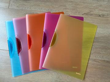 Leitz Klemmappen - 5 kleuren - Als Nieuw! beschikbaar voor biedingen