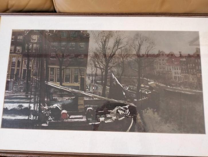 Breitner Kunstdruk Ingelijst, Antiek en Kunst, Kunst | Tekeningen en Foto's, Ophalen