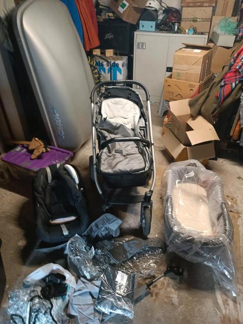 Mutsy Transit, Kinderen en Baby's, Kinderwagens en Combinaties, Gebruikt, Combiwagen, Mutsy, Met reiswieg, Verstelbare duwstang