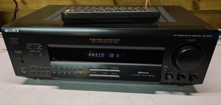 Sony str-de215 receiver + afstandsbediening nieuwstaat!, Audio, Tv en Foto, Versterkers en Receivers, Ophalen of Verzenden