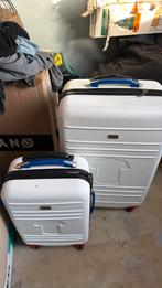 Grote en kleine reiskoffer, Sieraden, Tassen en Uiterlijk, Koffers, Gebruikt, 50 tot 60 cm, Hard kunststof, 45 tot 55 cm