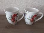 2 mooie Janneke Brinkman koffie mokjes Kerst 2011, Huis en Inrichting, Keuken | Servies, Ophalen of Verzenden, Zo goed als nieuw