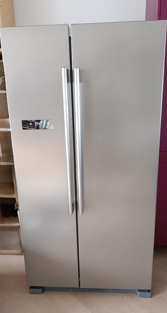 Haier SideBySide Double door koelkast met apart vriezer, Witgoed en Apparatuur, Vriezers en Diepvrieskisten, Gebruikt, Vrijstaand